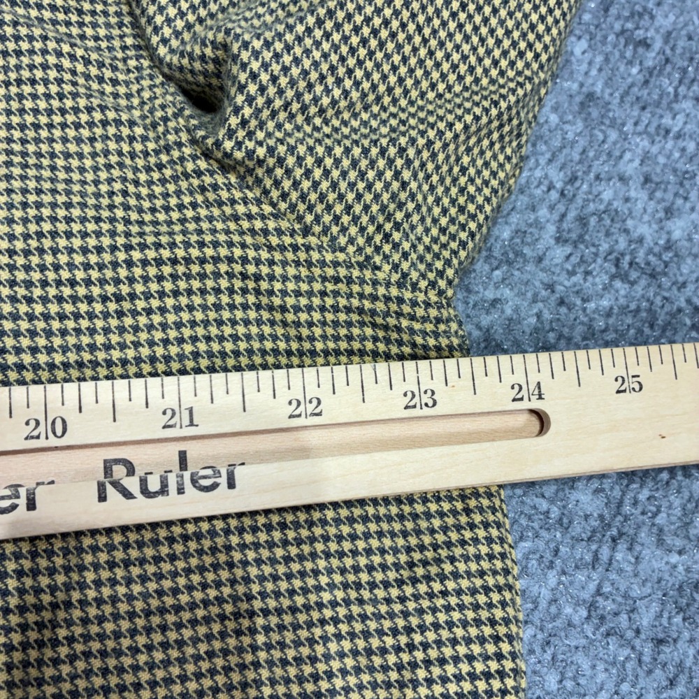 L.L.‎ Bean Shirt Mens L Tan Houndstooth Traditional Fit Cotton Long Sleeve - Picture 6 of 9